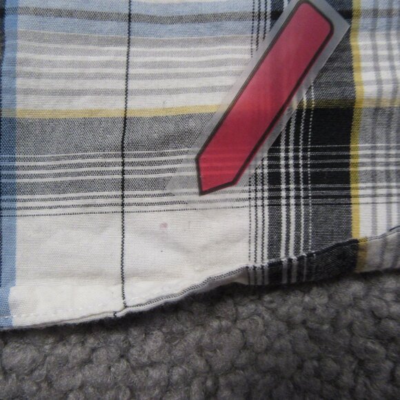 Vintage Ecko Unltd Men’s Shirt Medium White Striped Button Down Short Sleeve - Picture 11 of 12